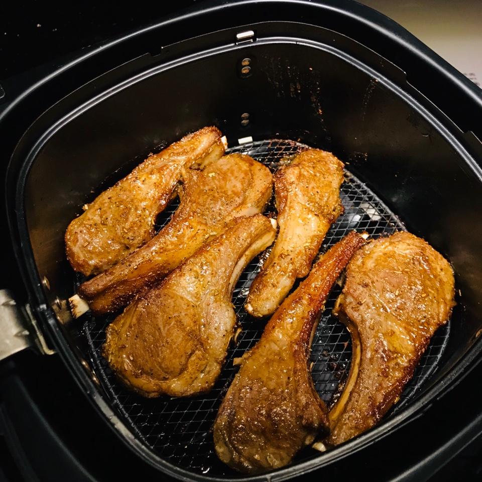 超简单 空气炸锅烤羊排