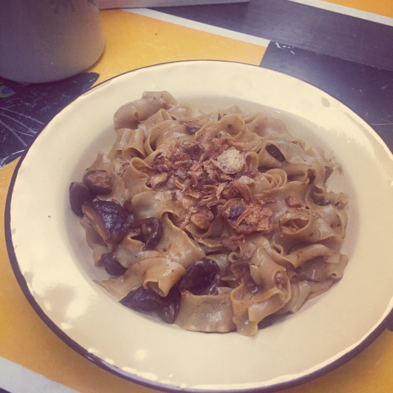 土豆香菇焖面
