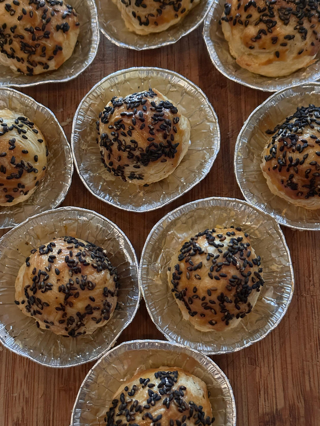 有空气炸锅就能做的小点心「酥皮汤圆」蛋挞皮与汤圆的完美结合👍👍👍