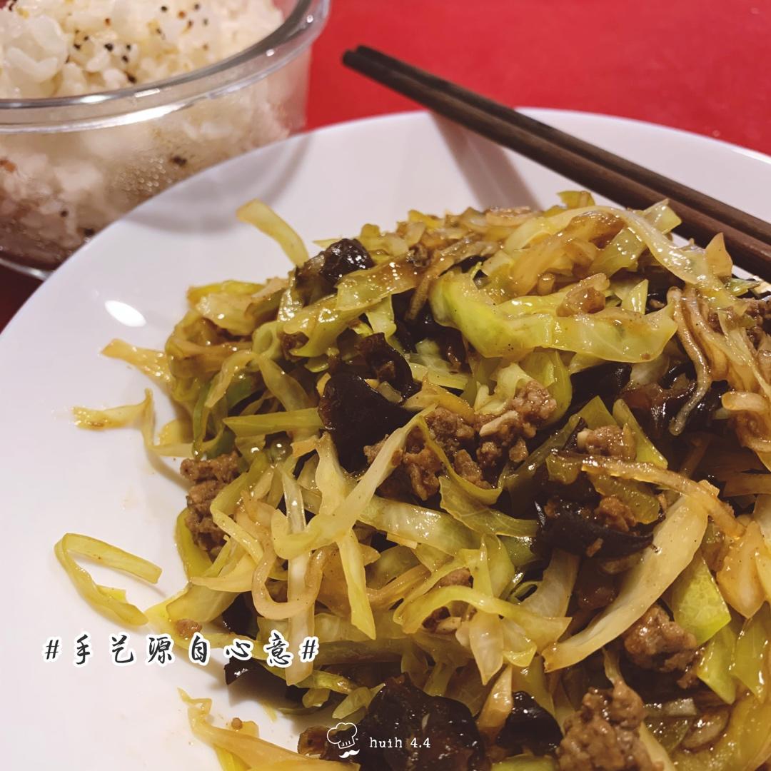 圆白菜炒粉条