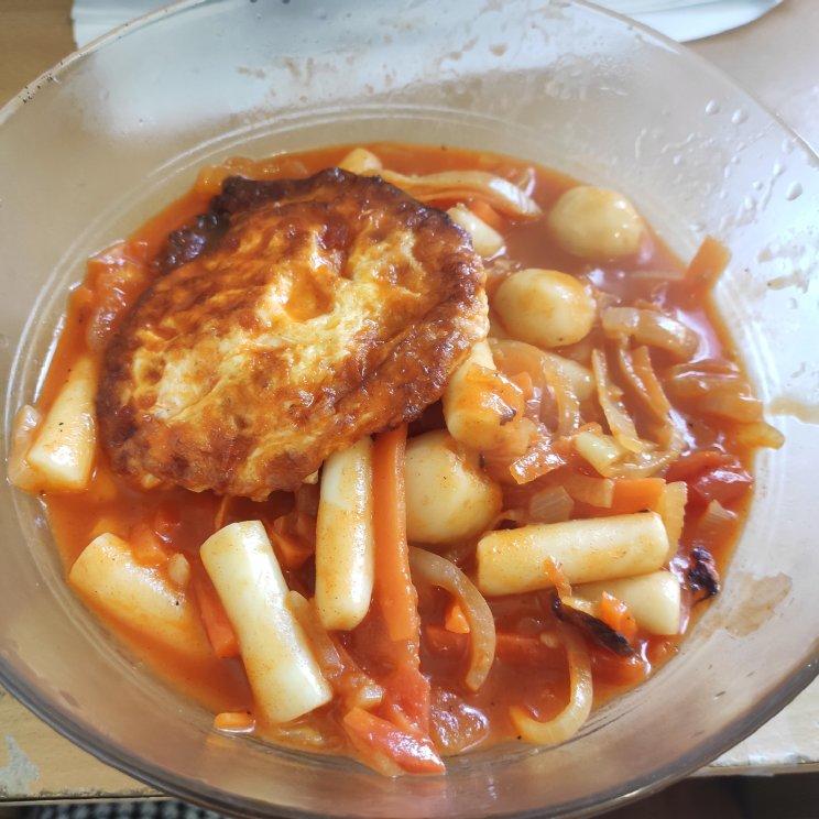 韩式辣炒年糕（or网红芝士套路之芝心年糕）