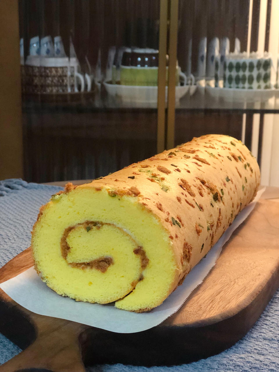 低糖低油的酸奶肉松卷