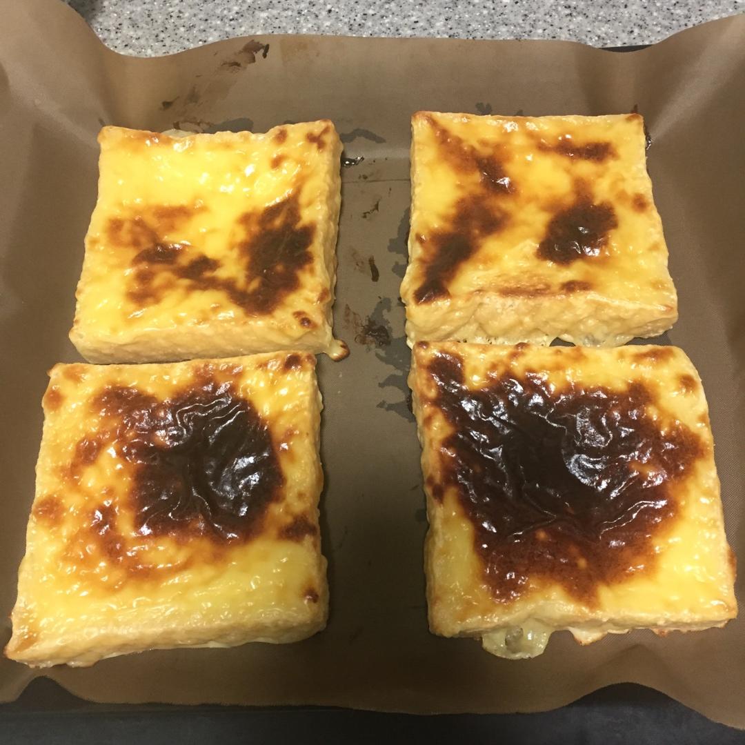 零失败快手岩烧乳酪(熔岩吐司)十分钟网红早餐，好吃哭