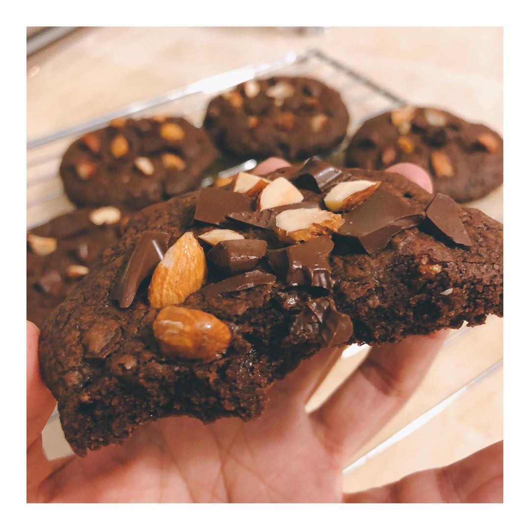 香草海盐巧克力大曲奇