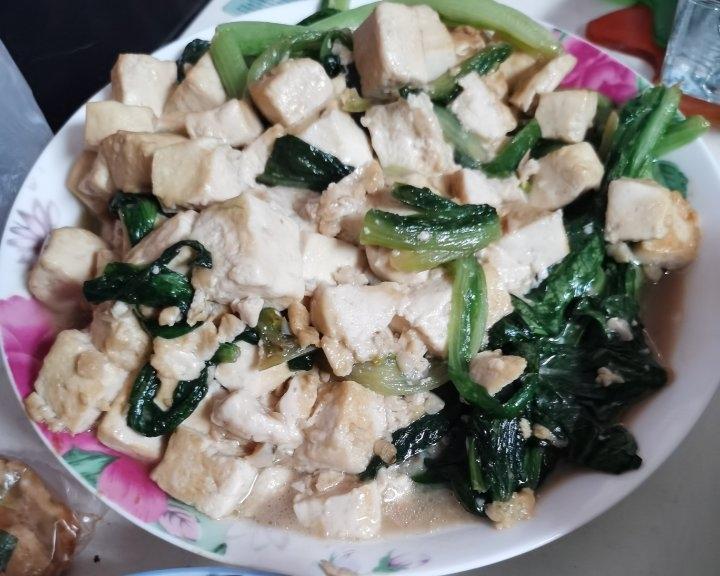 油麦菜豆腐