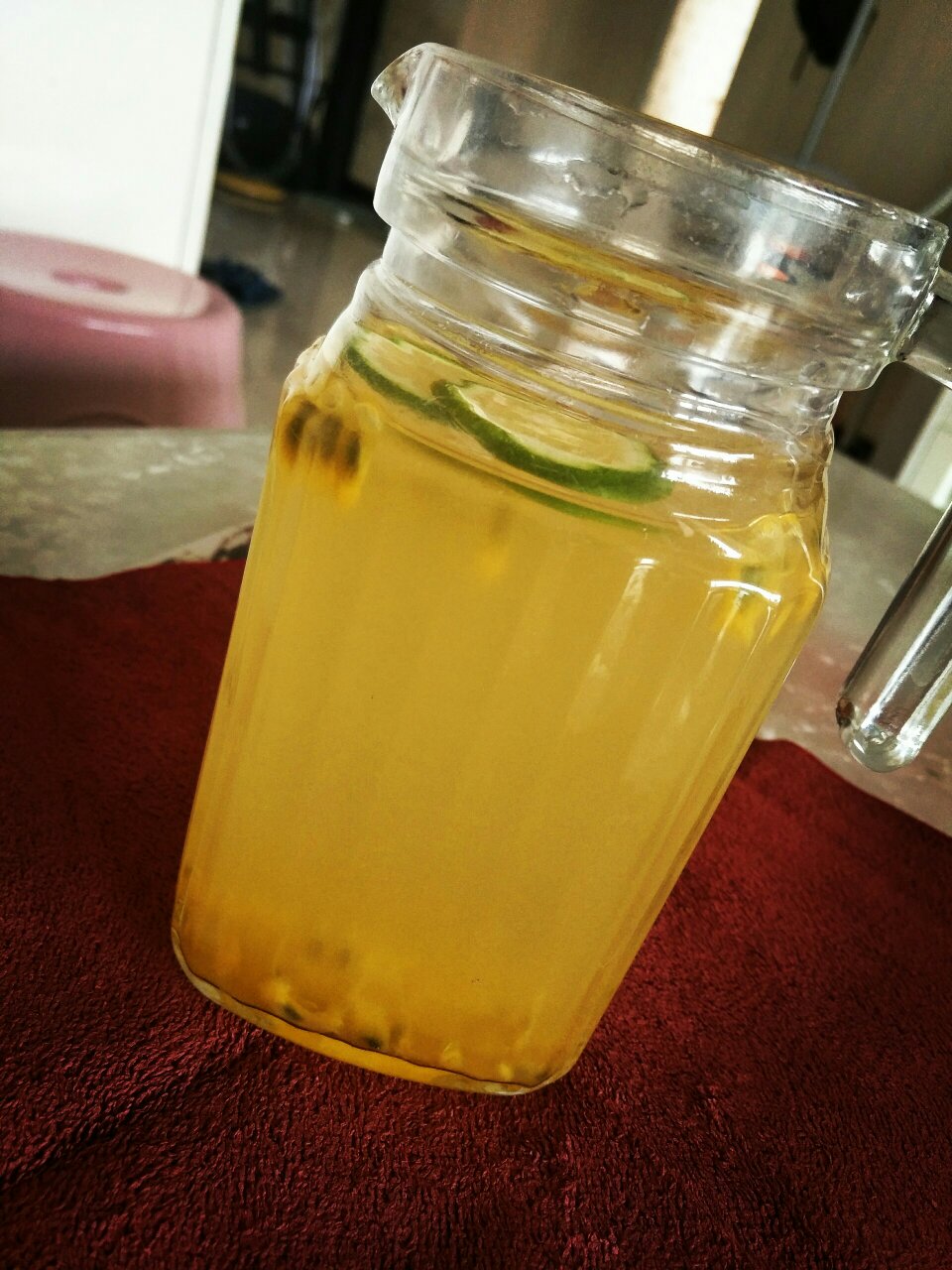 百香果蜂蜜柠檬茶. 🍋