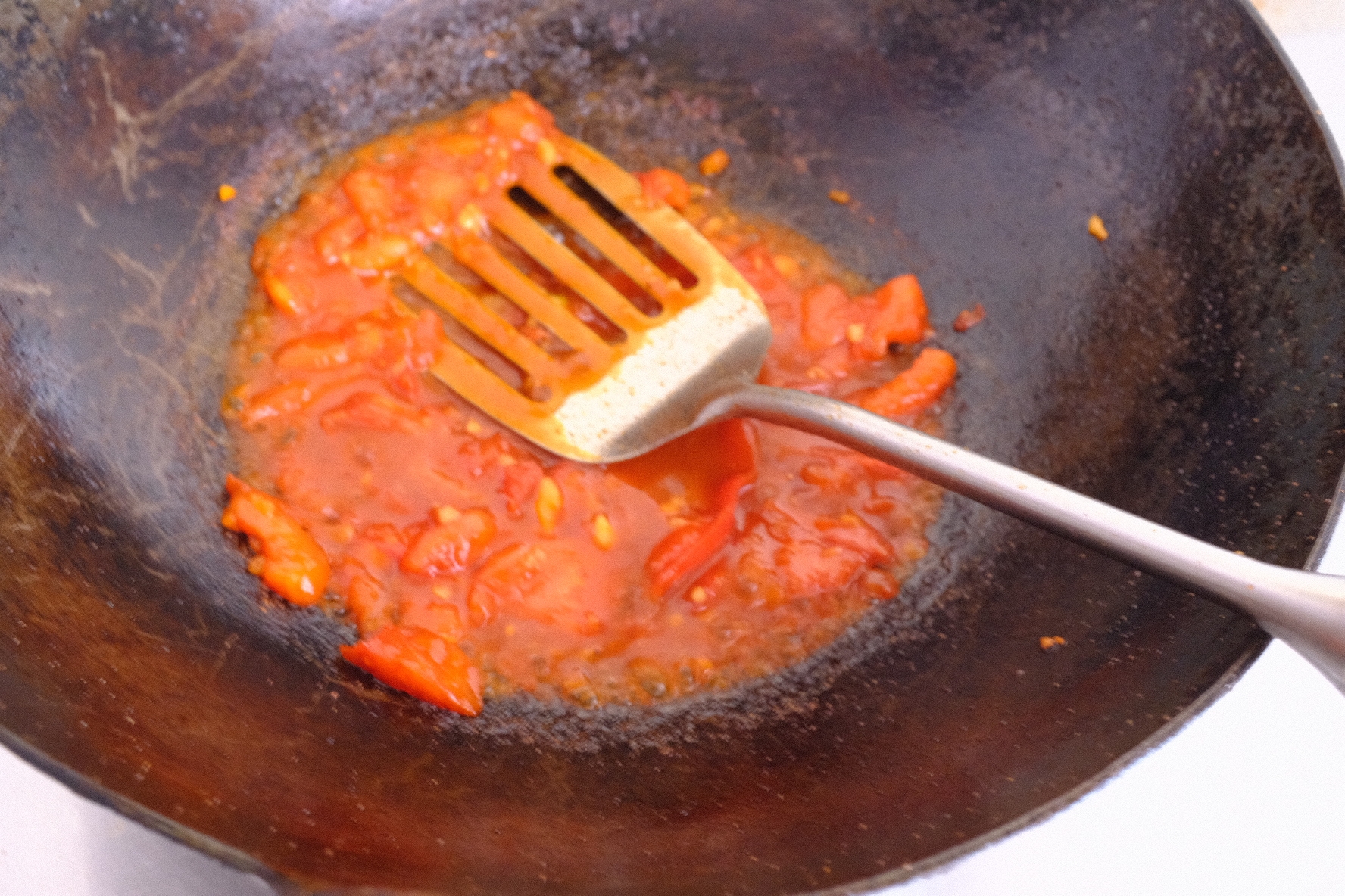 十五分钟番茄肥牛牛腩烩饭的做法 步骤4