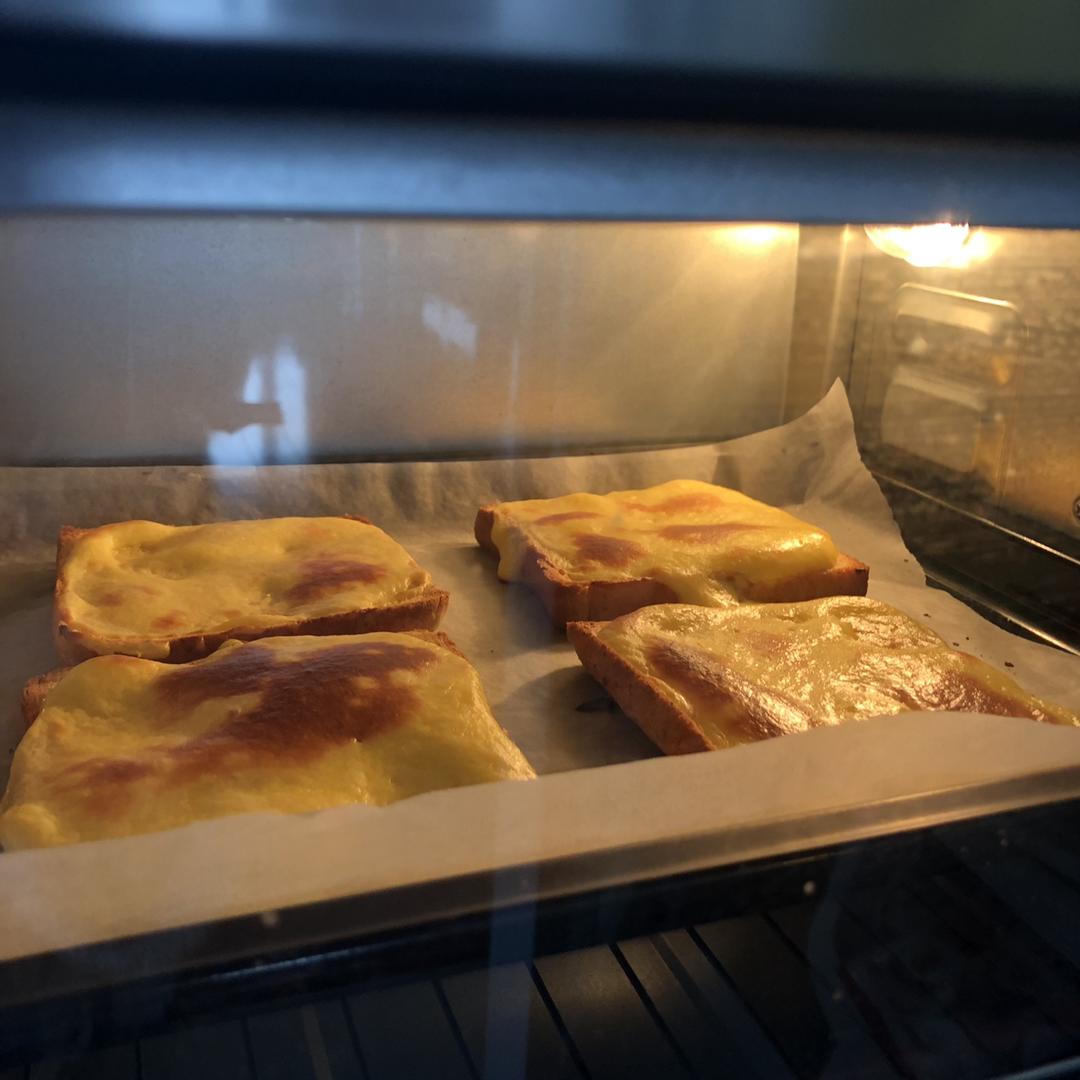乳酪烤吐司片（十分钟早餐）