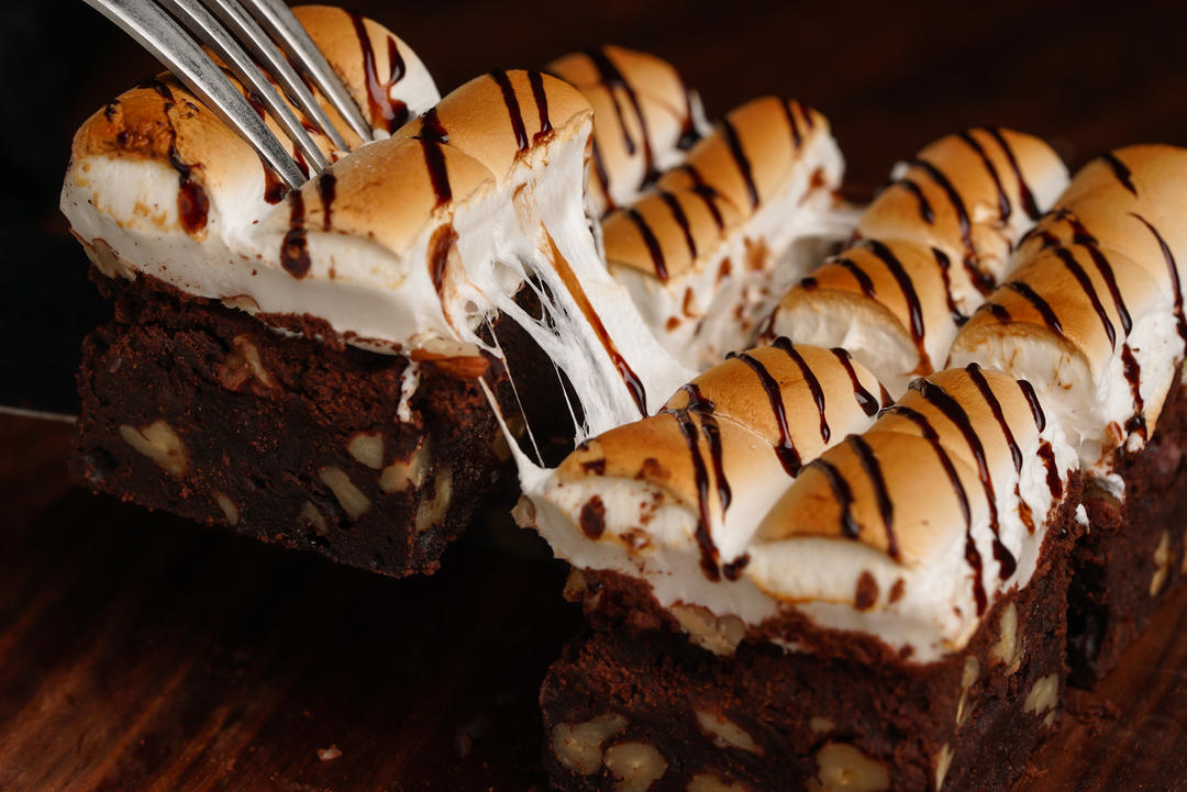 【棉花糖布朗尼×热红酒】的做法