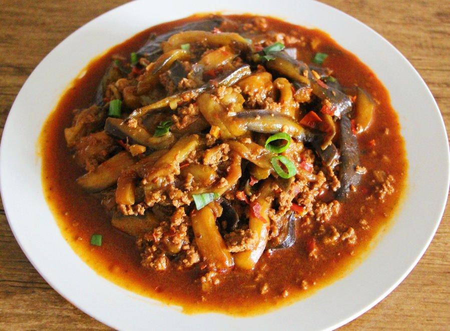 红烧肉沫茄子