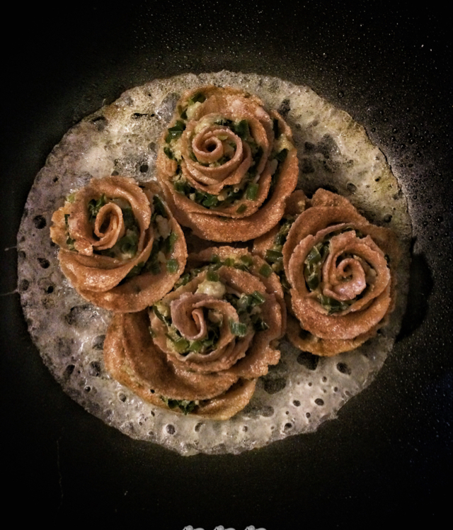 玫瑰花饺