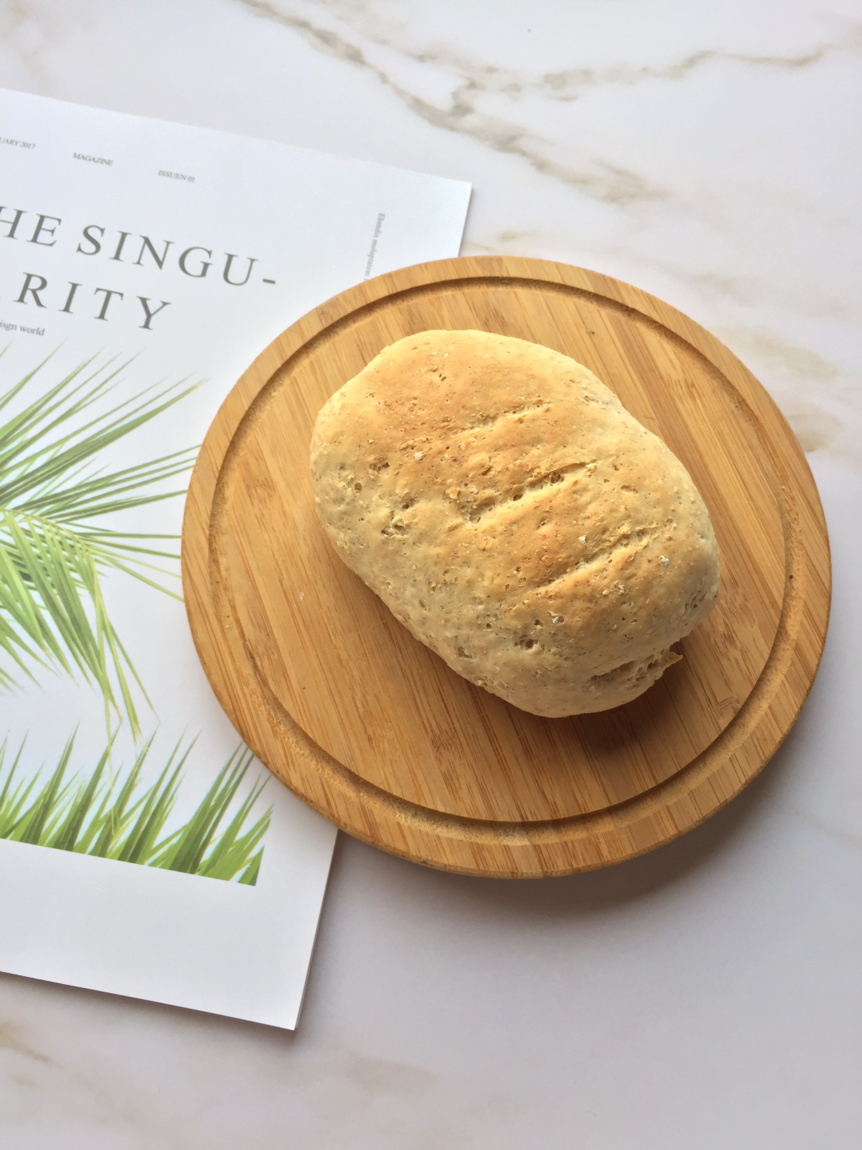 全麦燕麦面包——低卡低糖无油免手揉的做法