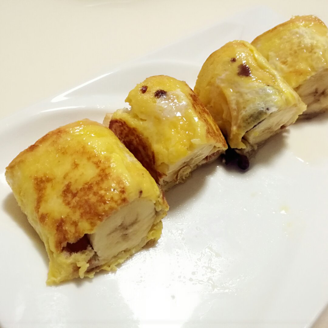 香蕉吐司卷