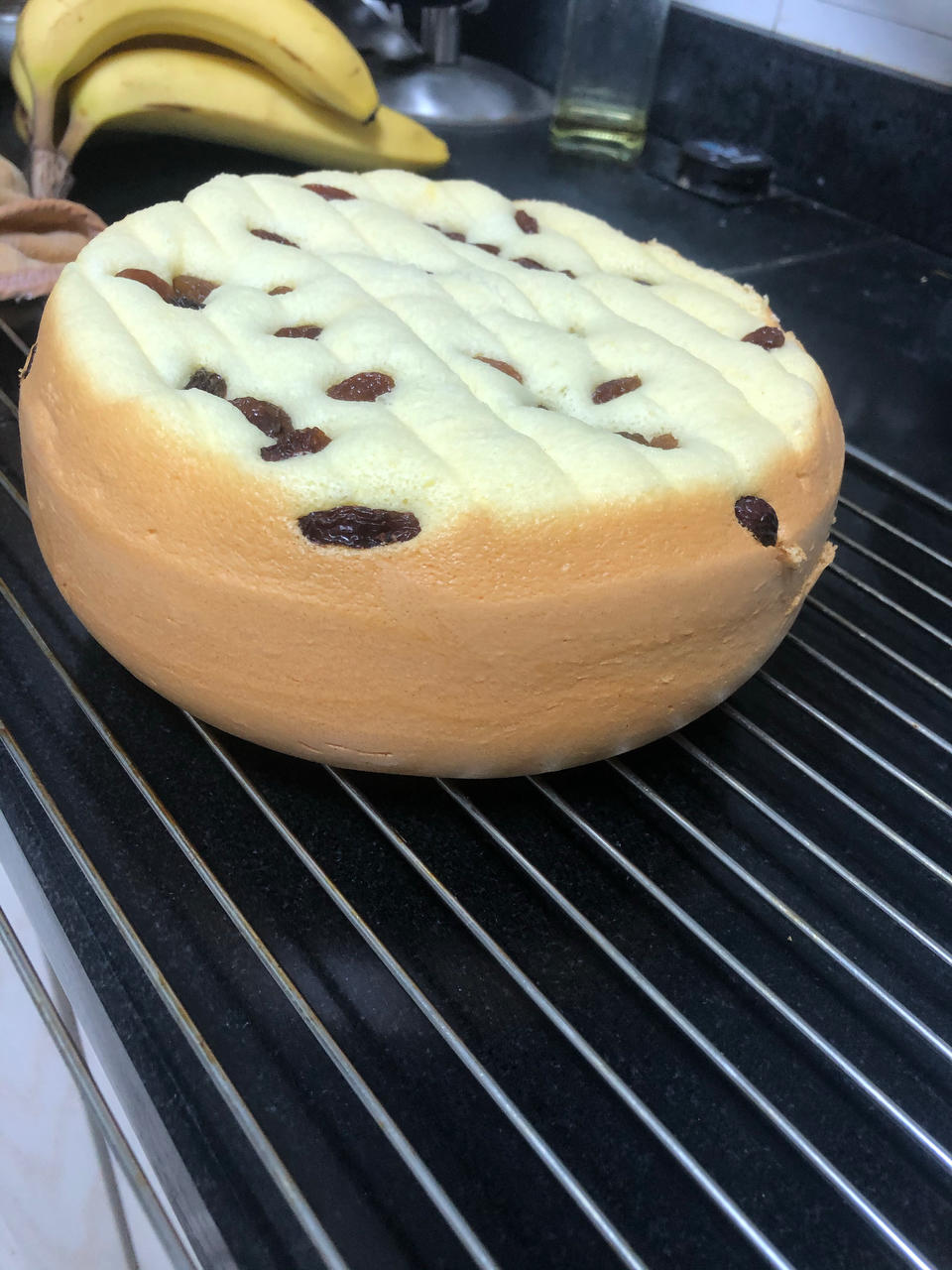 第一次做电饭锅版蛋糕，完美。