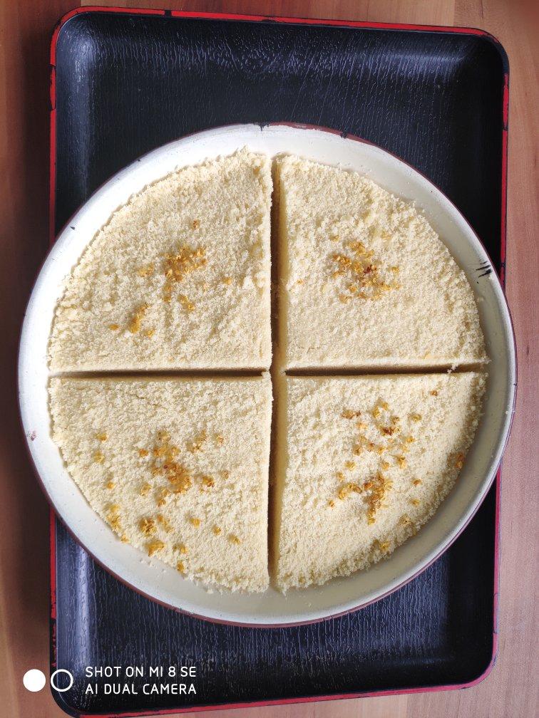 黄金重阳糕&小米松糕&小米桂花糕(附五分钟内快速过筛手法视频)