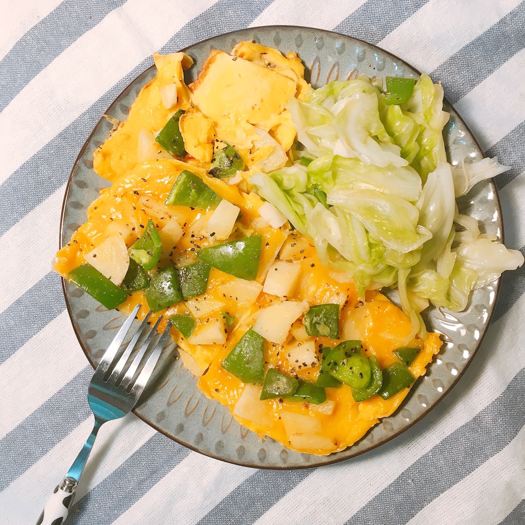 西班牙土豆煎蛋饼