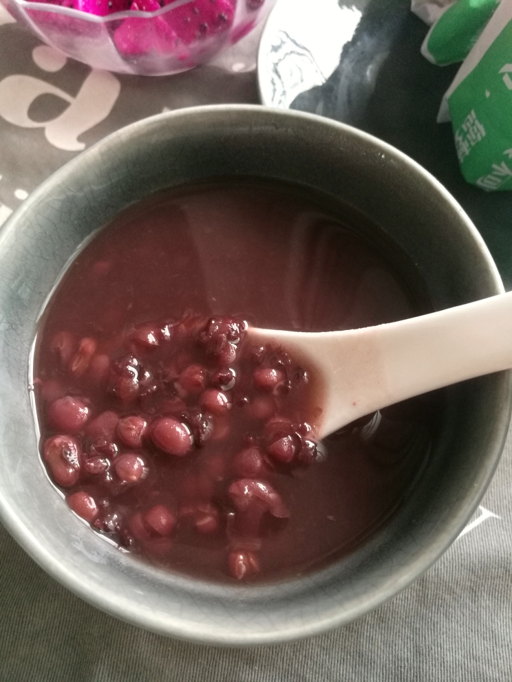 红豆紫米糖水的做法