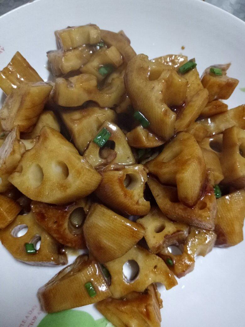 酸甜的开胃菜-  糖醋藕丁