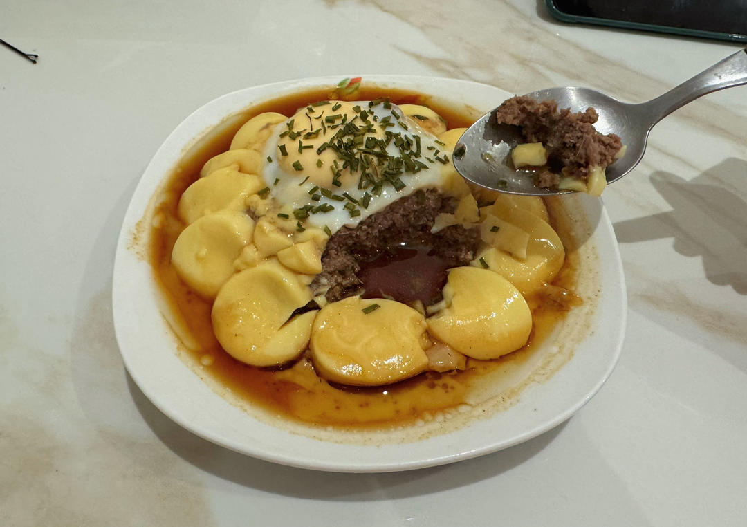 日本豆腐蒸肉沫