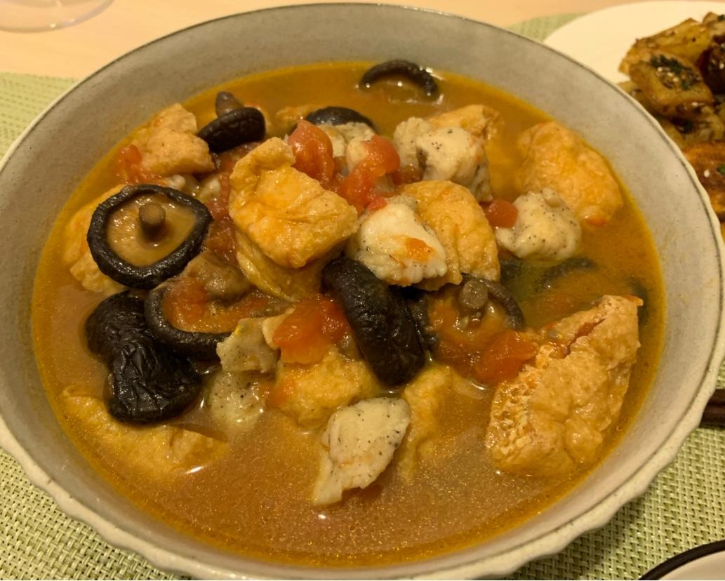 龙利鱼豆腐煲