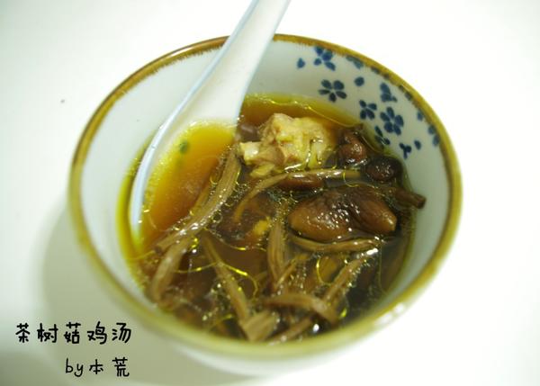 茶树菇鸡汤