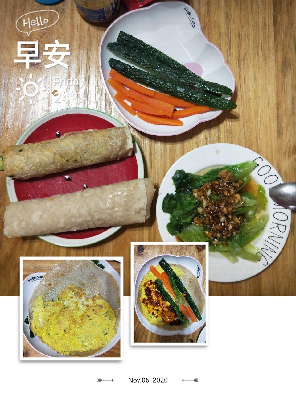 早餐鸡蛋饼 学生早餐必备 快手又营养 附细节视频详解