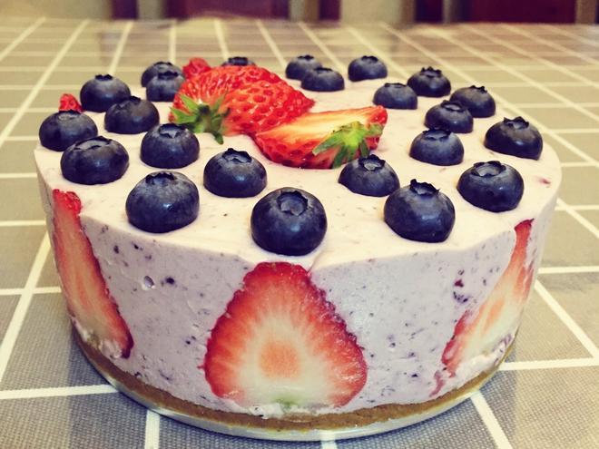草莓➕蓝莓慕斯的做法