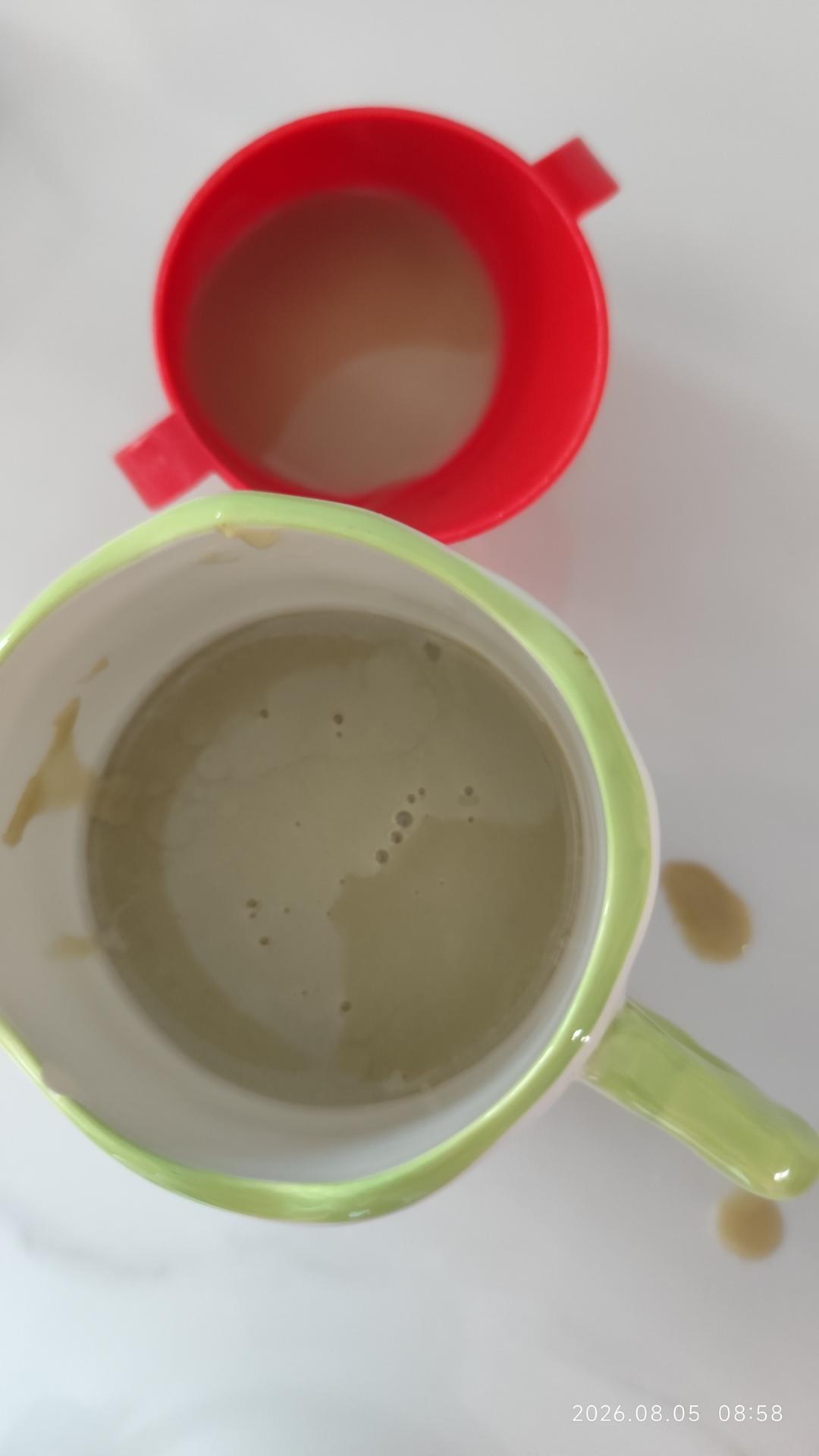 细腻丝滑解暑降燥的奶香绿豆沙
