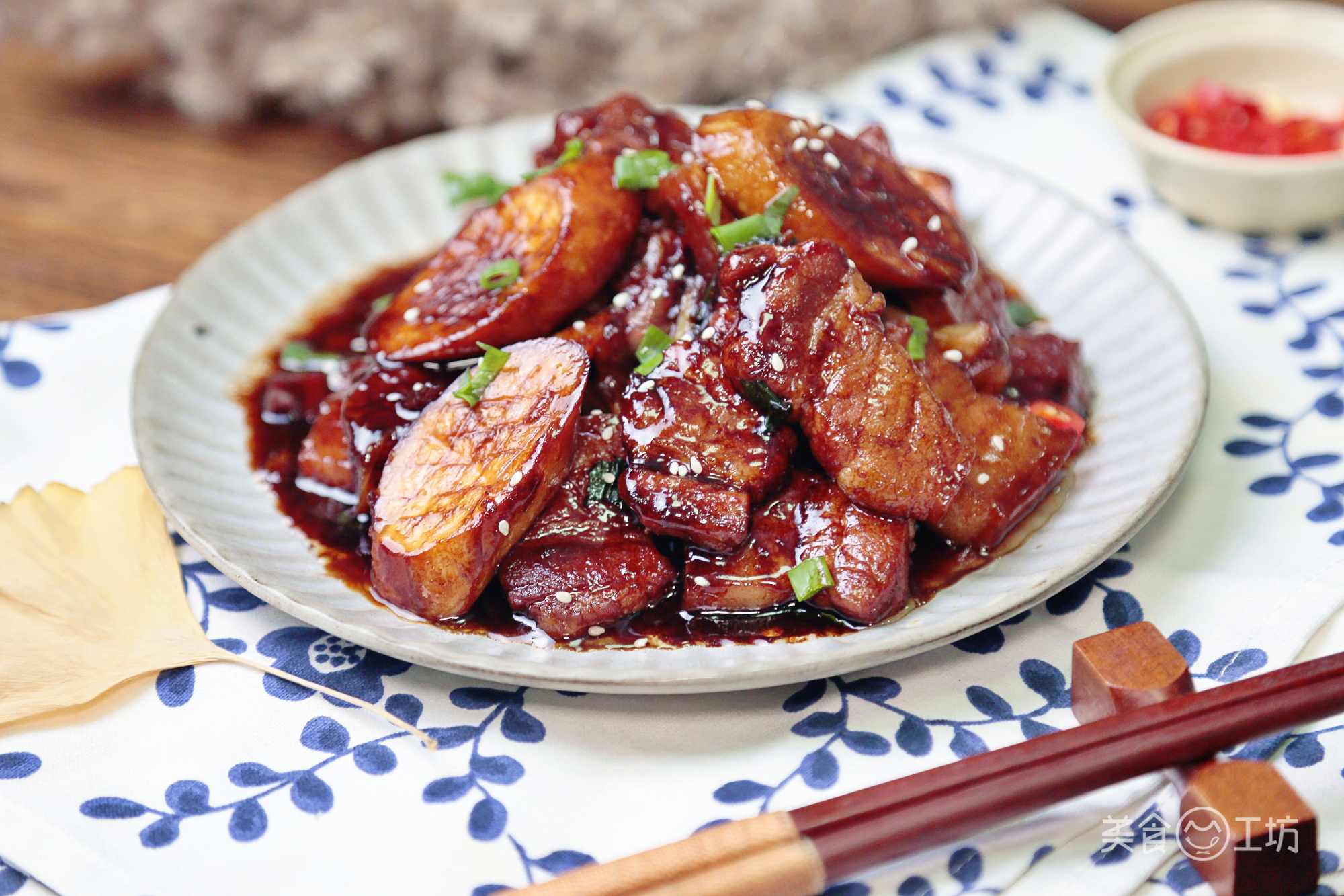 杏鲍菇红烧肉-它比肉更鲜更肥美！的做法