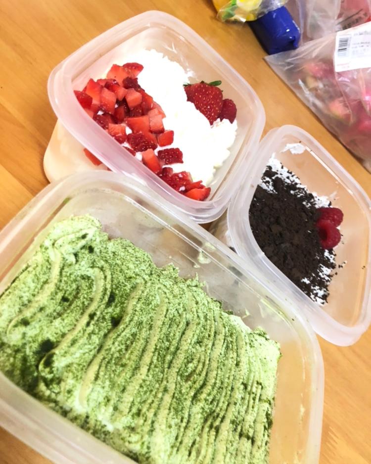 简单快手的便当饭盒水果盒子蛋糕