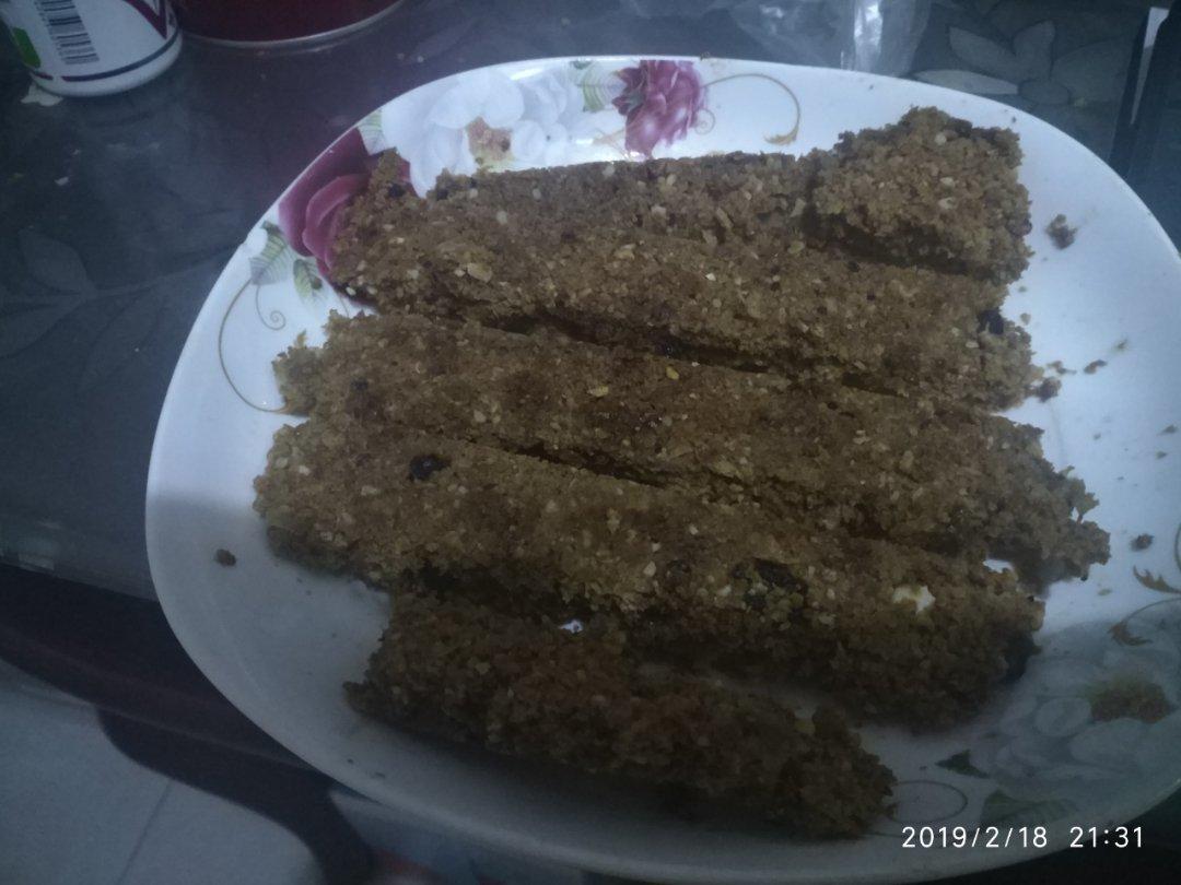 【健身厨男】微波炉燕麦饼干