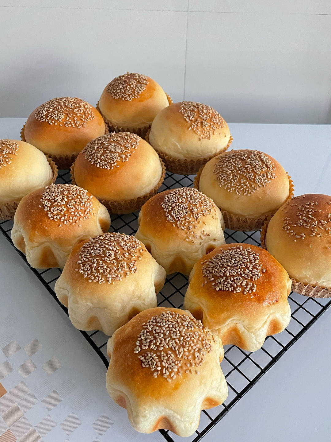 超~级松软的烫种汉堡胚