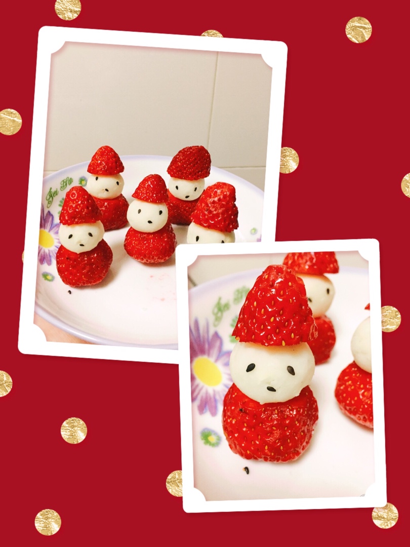 萌萌哒草莓雪人☃️