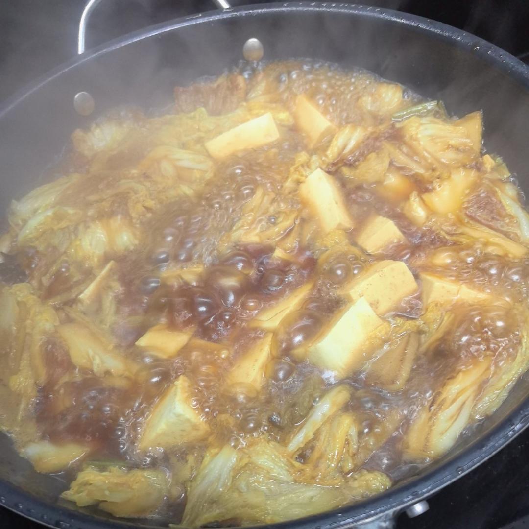 冬季最爱的家常菜！大白菜炖大豆腐或干豆腐