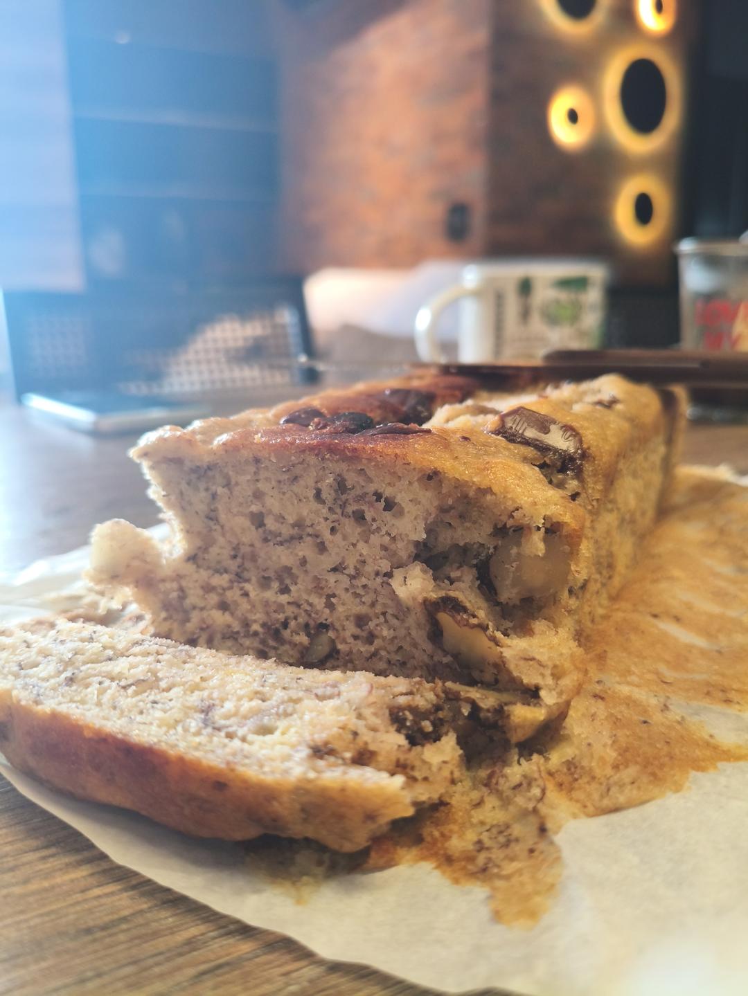 减脂期可冲！低糖低油巧克力香蕉磅蛋糕