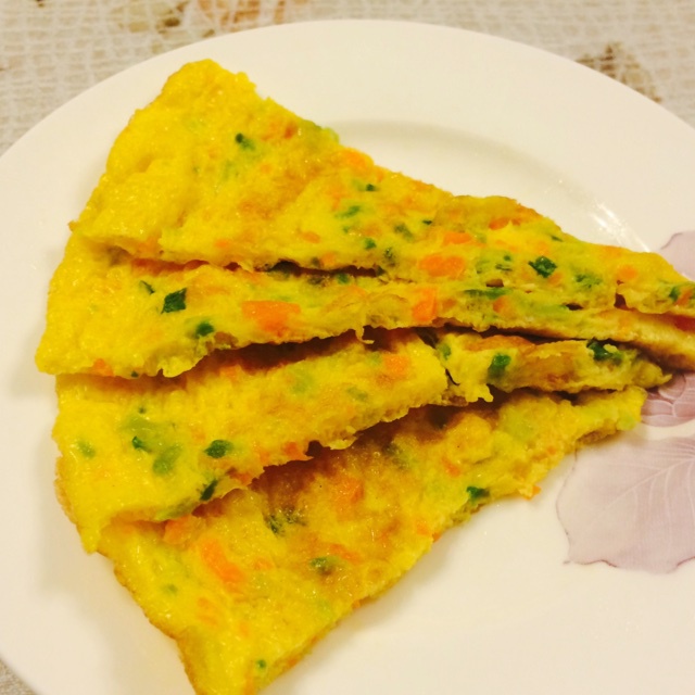 苦瓜胡萝卜煎蛋