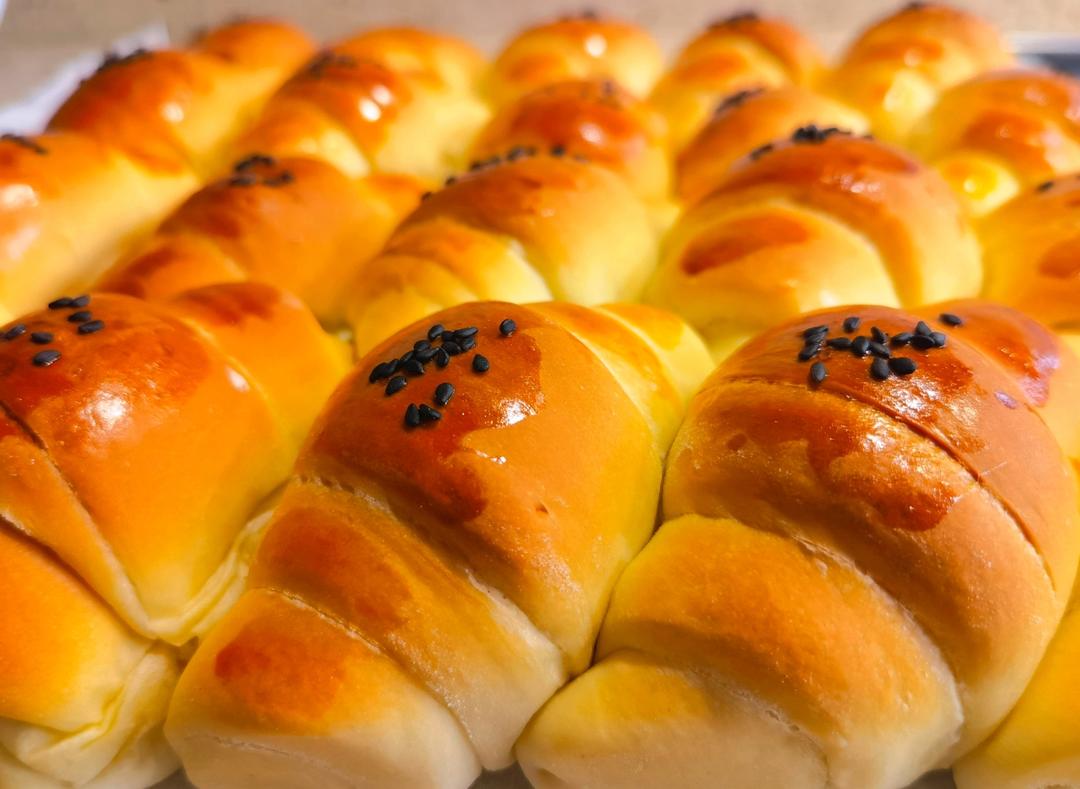 牛奶面包卷（直接法）