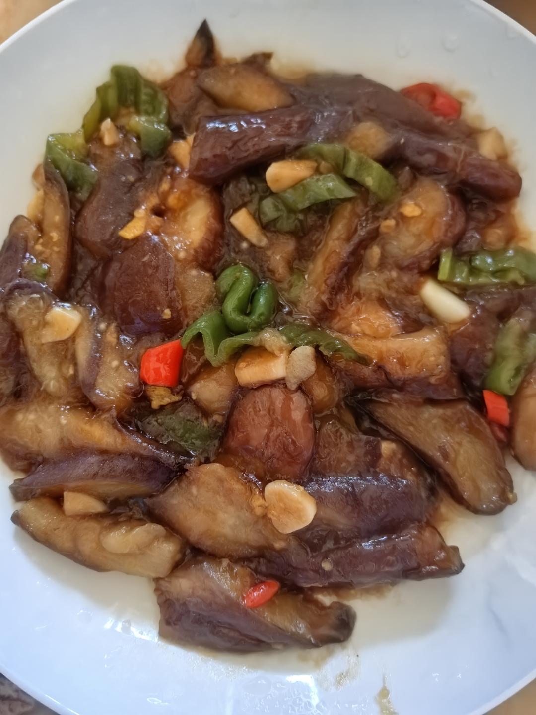 家常红烧茄子🍆，只要少量的油且下饭