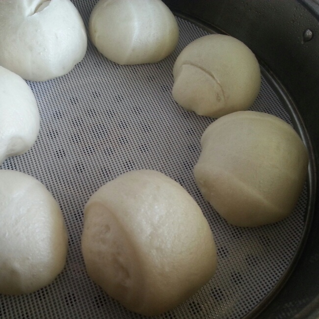 jellyjin做的发面馒头