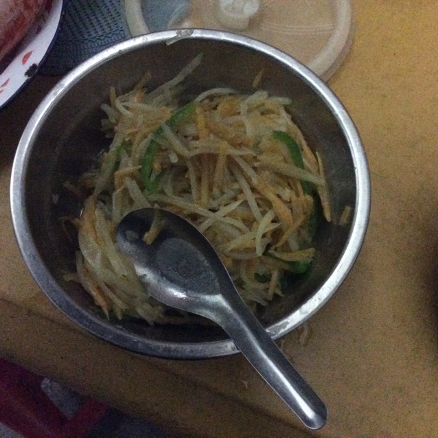 土豆番薯青椒丝