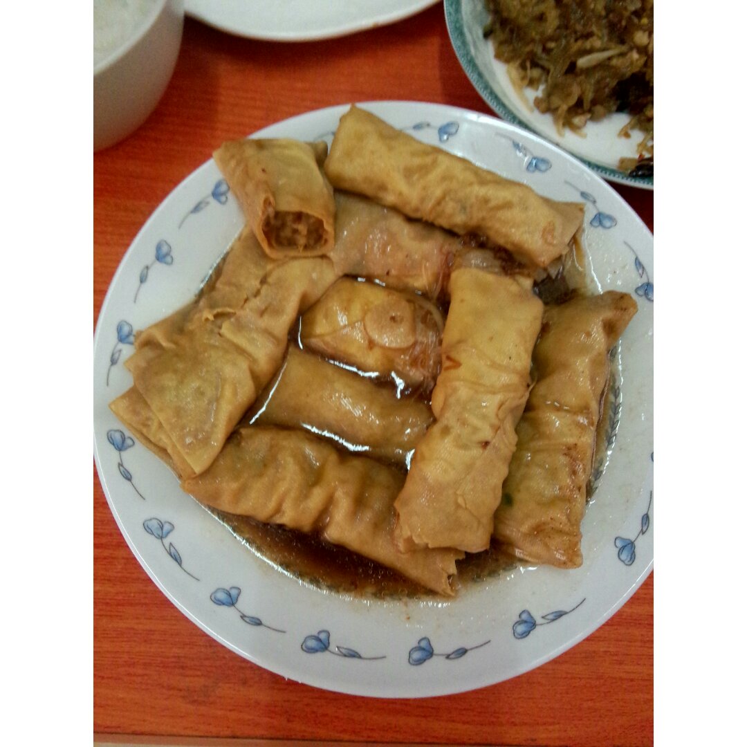 糖醋千张肉卷
