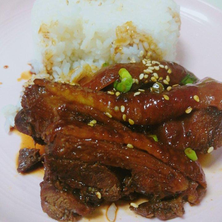 照烧鸡腿饭
