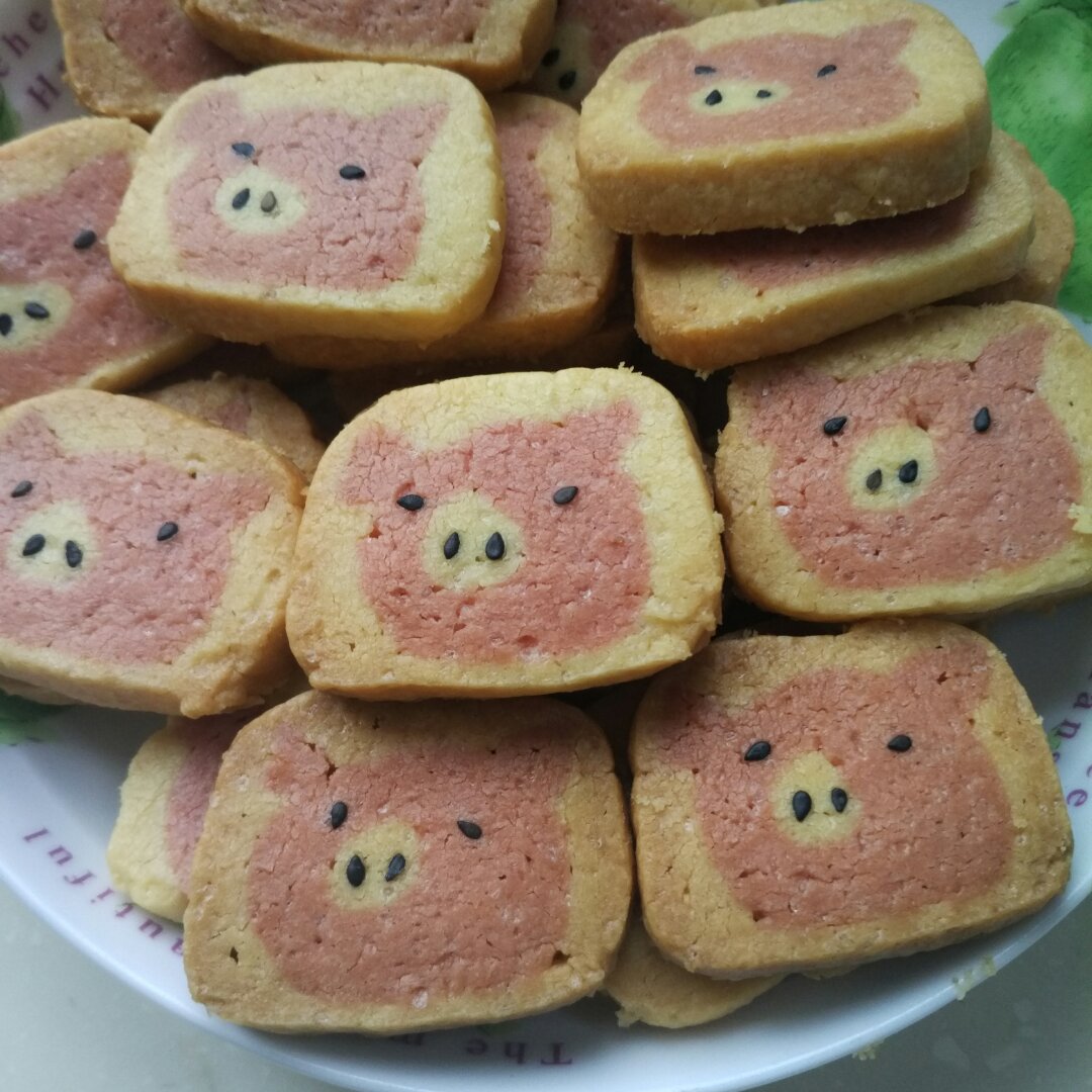抹茶兔兔曲奇（比熊猫简单！超详细实物图+超良心手绘图）