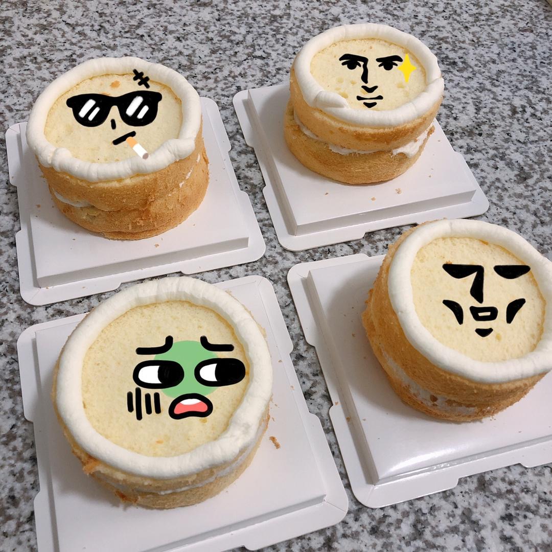 戚风蛋糕胚（方子是两个4寸加高或者一个普通6寸）