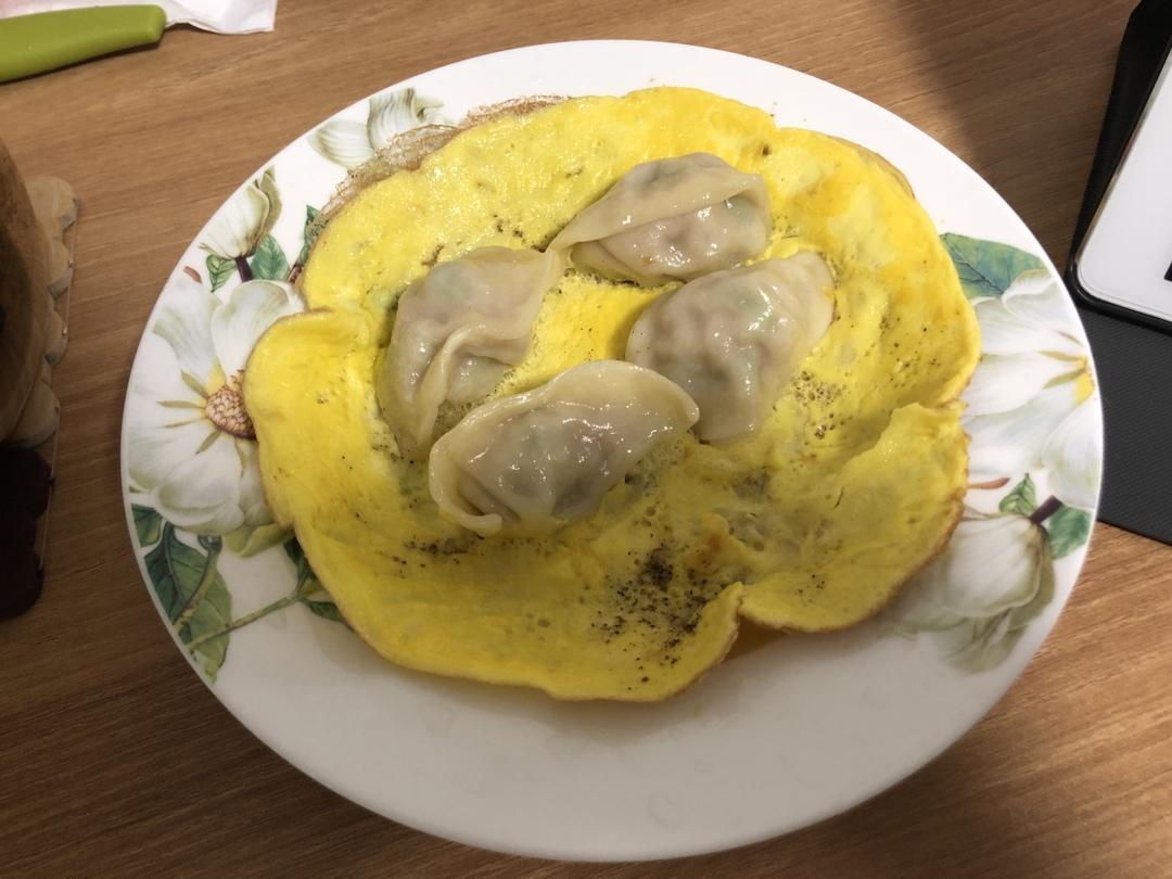 懒人快手抱蛋煎饺