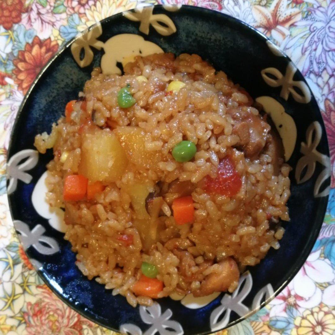 香菇鸡肉焖饭