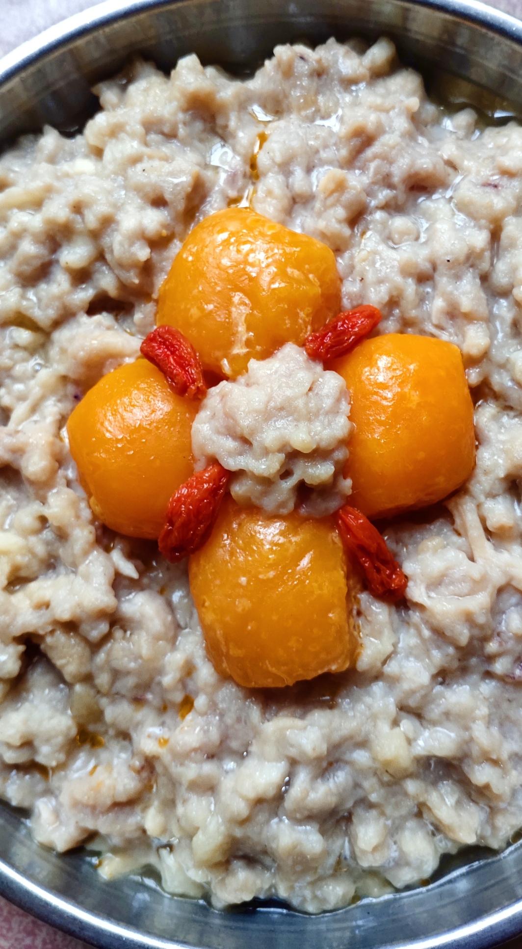 ​咸蛋黄蒸剁猪肉饼