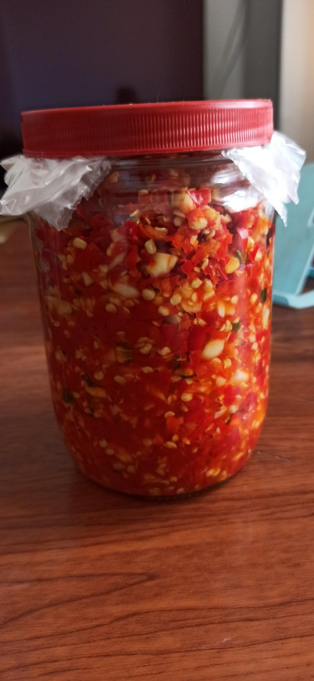 黑暗料理界会员做的桂林手工剁椒