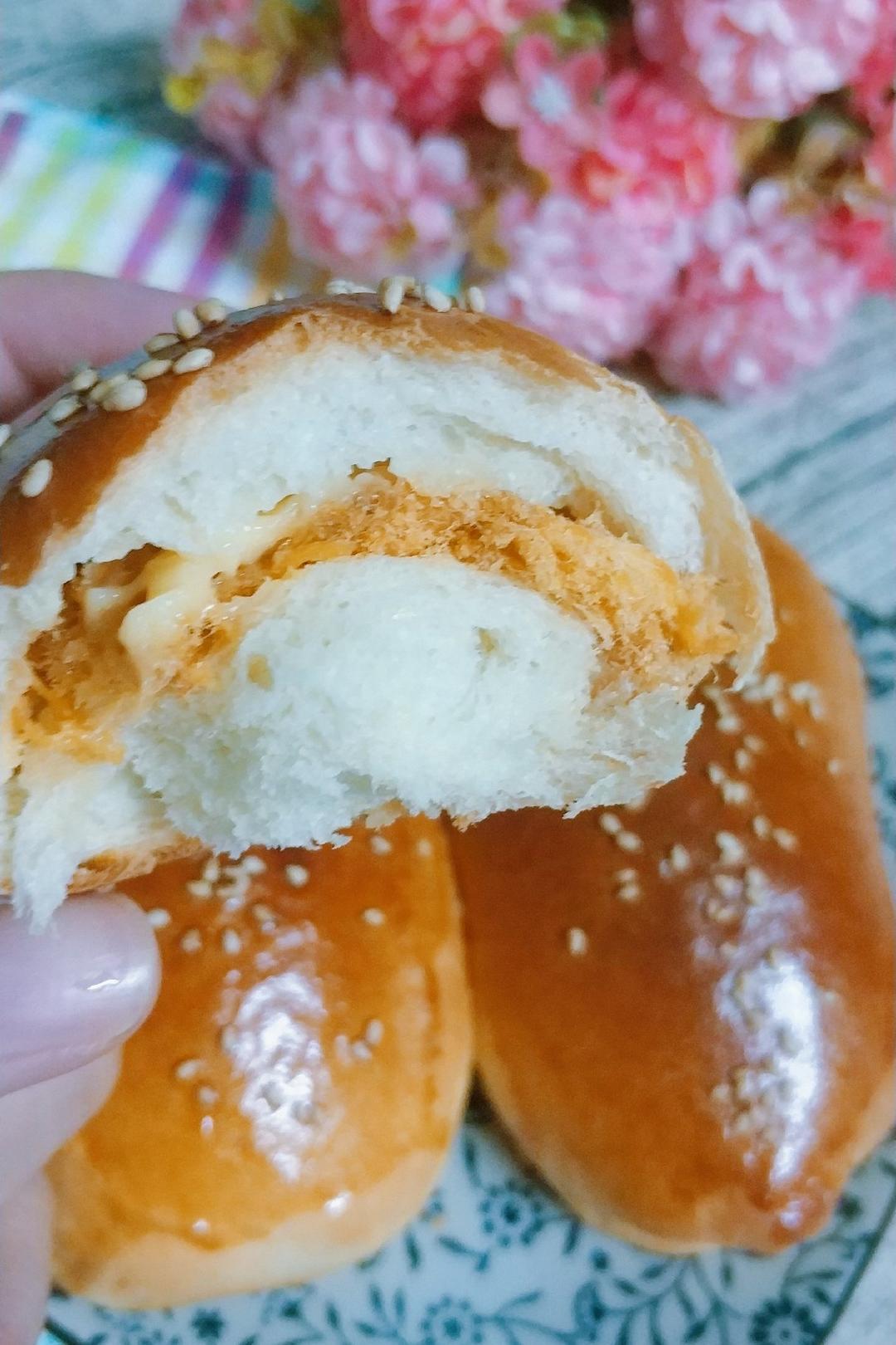 超好吃的肉松面包