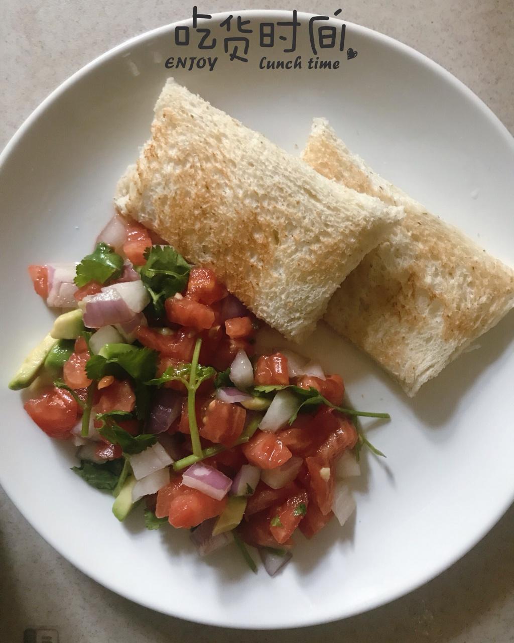清爽开胃又低卡- 墨西哥牛油果莎莎酱 Mexican Avocado Salsa